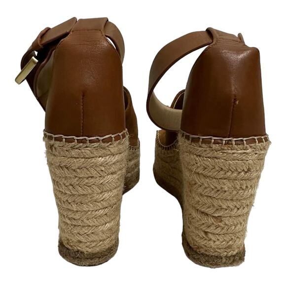 Marc Fisher LTD Womens Mladalyn Slingback Buckle Espadrille Heels Brown Size 7.5 - Picture 4 of 6